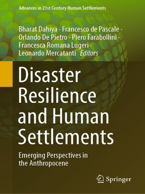 cover image of Disaster Resilience and Human Settlements